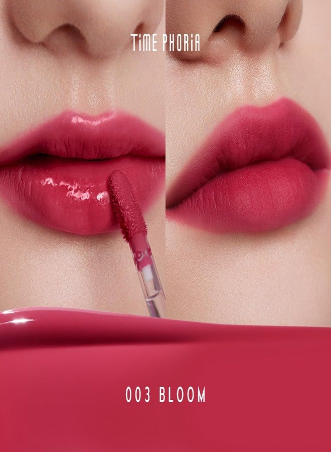 TIMEPHORIA Altera Blurring Lip Tint 003 Bloom, Reddish Pink Glossy to Soft Matte Finish, Blur Lip Lines, Weightless No-Sticky Airy Velvet Texture, Vibrant Hydrating Long-Lasting Lip Makeup - Image 2